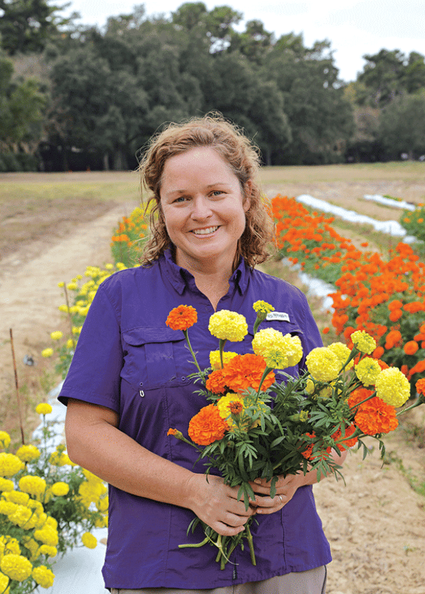 Kathryn “Kiki” Fontenot will assume the role of director of the LSU AgCenter Southwest Region in January. Among other new programs, she plans to test a pilot program for a floral design course. (Photo by Kyle Peveto/LSU AgCenter)