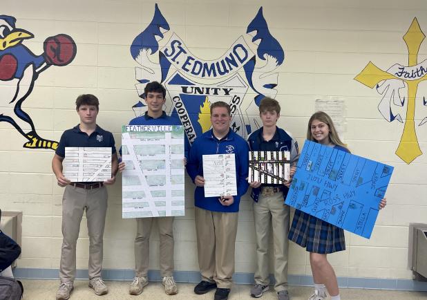 Geometry project at St. Edmund