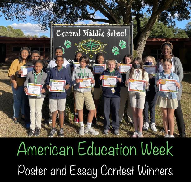 Central Middle poster and essay contest winners named