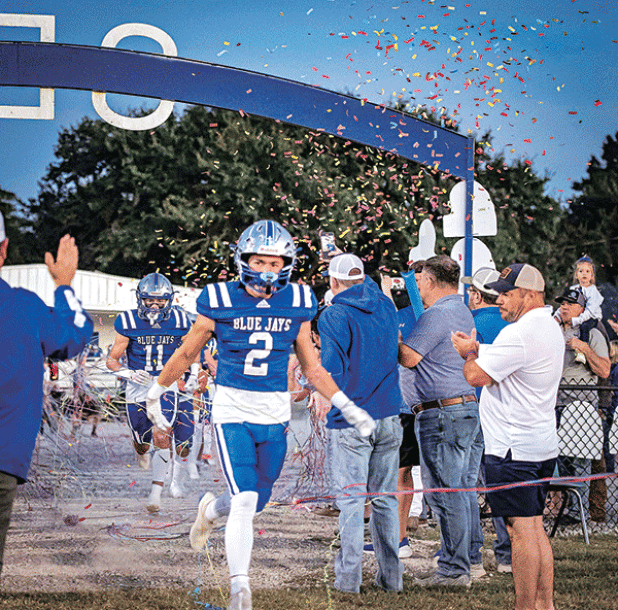 By Rhett Manuel Sports Editor History and the record books both have their places, especially in the world of sports. Keeping those records tell us who we are and  what the benchmarks for future success are. For St. Edmund Blue Jay football, the 2024 season was one that was historically good. It’s the type of season that both fans and participants will look fondly upon for the rest of their lives. For good reason. To set a record you have to be the best to ever do something in a particular category and the 