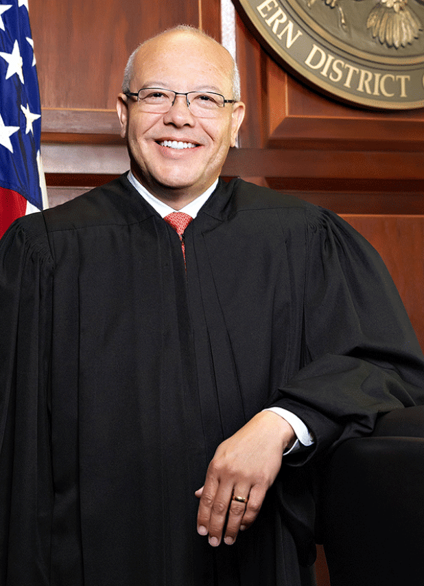 U.S. District Judge Darrel Papillion was the speaker at Friday’s LSUE Fall Commencement. (Submitted photo)