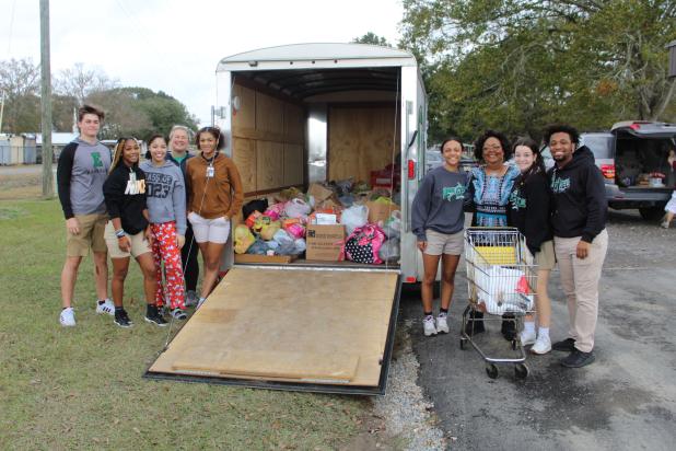 Food Drive at Eunice High