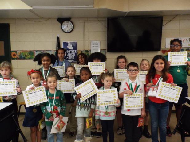Students of the Month at Glendale