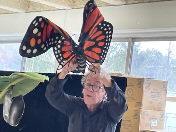 Acadiana Center for the Arts presented “Animalia” at East Elementary. A variety of animals and insects were presented and demonstrated by representatives including the life cycle of a butterfly.