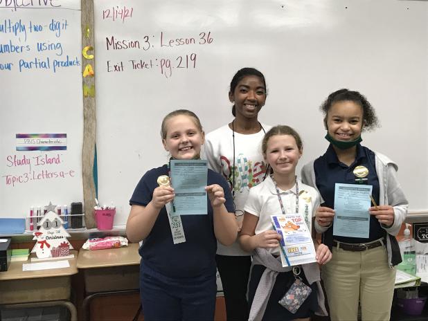 AR fourth grade students at East