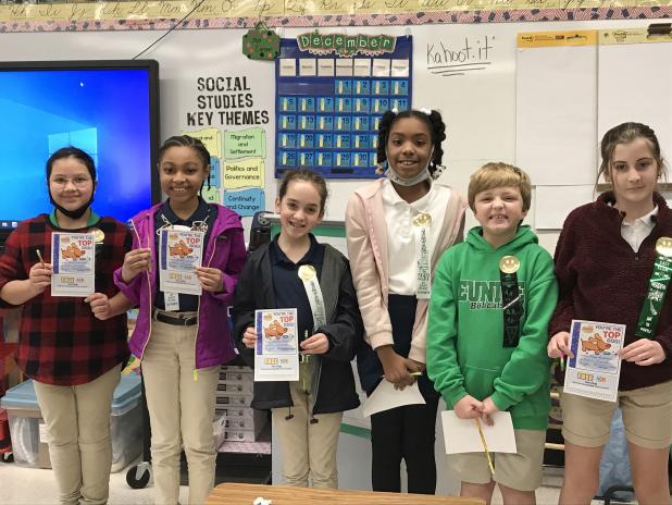 Fourth grade AR students at East