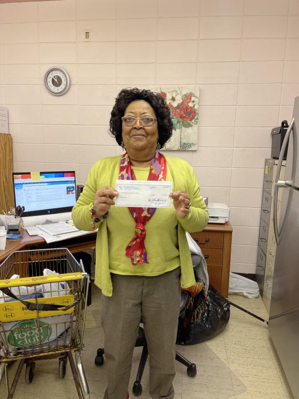 St Ed Junior Beta gives to food bank