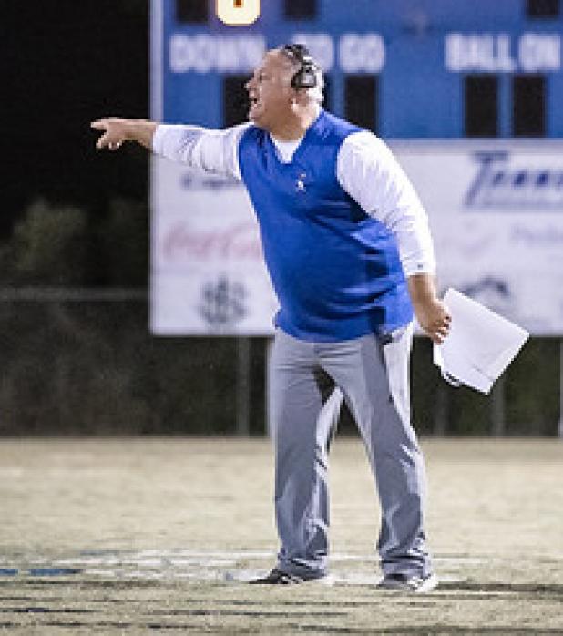 St. Ed's coach James Shiver (Photo by Dwight Jodon)