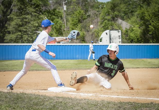 Evan Fruge leads the Bobcats with 13 triples - a single season program record. (Photo by Dwight Jodon)