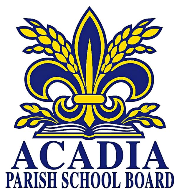 The Acadia Parish School Board has adopted a new logo