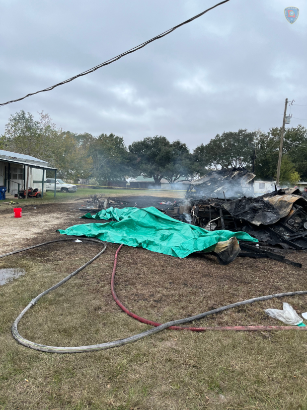 State Fire Marshal (SFM) deputies continue to investigate a mobile home fire in Church Point that claimed the life of a child and injured her parents and a sibling. (State Fire Marshal photo)