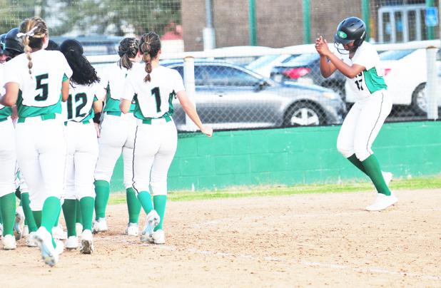 Gabby Mitchell hits program record eighth home run