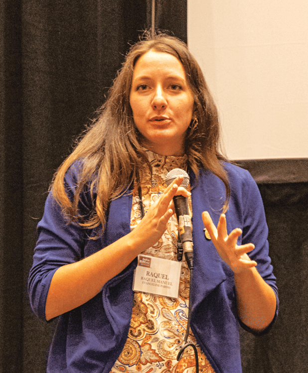 Raquel Manuel won the Louisiana Farm Bureau Federation Young Farmers & Ranchers Discussion Meet. Manuel is a former St. Landry Parish Chamber of Commerce executive. (Louisiana Farm Bureau photo)