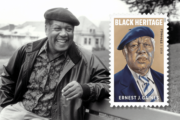 LAFAYETTE — Ernest J. Gaines, whose considerable imprint on American letters and culture rests on his examinations of race, class and poverty, will be depicted on a postage stamp to be issued in January. The internationally acclaimed author, who died in November 2019 at age 86, was UL Lafayette writer-in-residence emeritus; he taught creative writing at the University from 1983 until his retirement in 2010. The stamp, which the United States Postal Service announced in October, will be the 46th in its Black