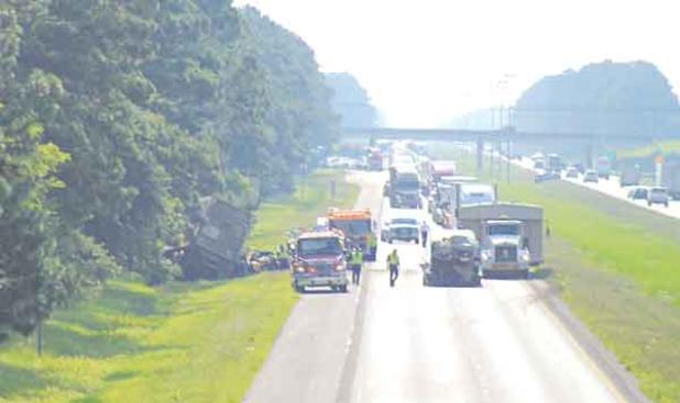 Interstate 10 fatal wreck.