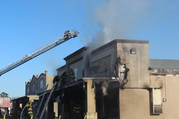 Fire at Ray's Bakery