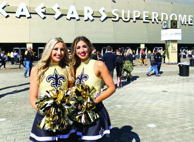 Eunice duo selected to  perform on Saints sidelines