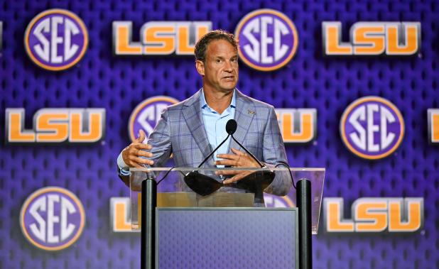 LSU Head Football Coach Lane Kiffin