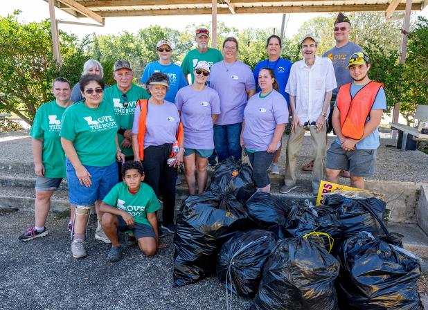 A keep Eunice Beautiful cleanup crew in 2023.( File Photo)