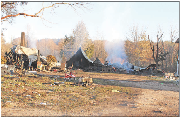 On Saturday, the Eunice Fire Department and St. Landry Parish Fire District 6 responded to a house fire in the 200 block of Threatt Street. Multiple spot fires were noted throughout the property containing various trash and debris items in each and are suspected to be the cause of the structure fire. For more about the fire, see Page. 6. (Photo by Myra Miller)