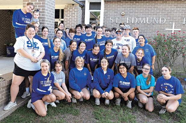 St. Edmund students. (Photos by David Simpson)