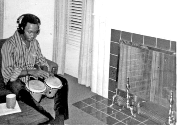 According to Milton Scott’s widow, Beverly (Scott) Shabazz, Milton Scott was an artist who loved listening to jazz music and his favorite musician, Jimi Hendrix. (Photo courtesy of the Scott family)