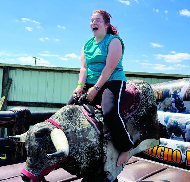A bull rider