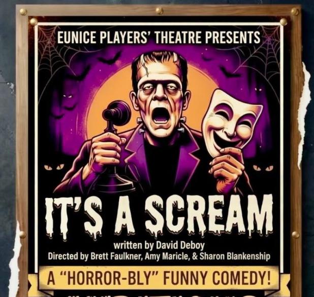 Eunice Players its a scream poster