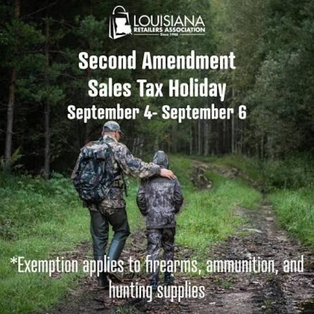 Hunting tax break this weekend