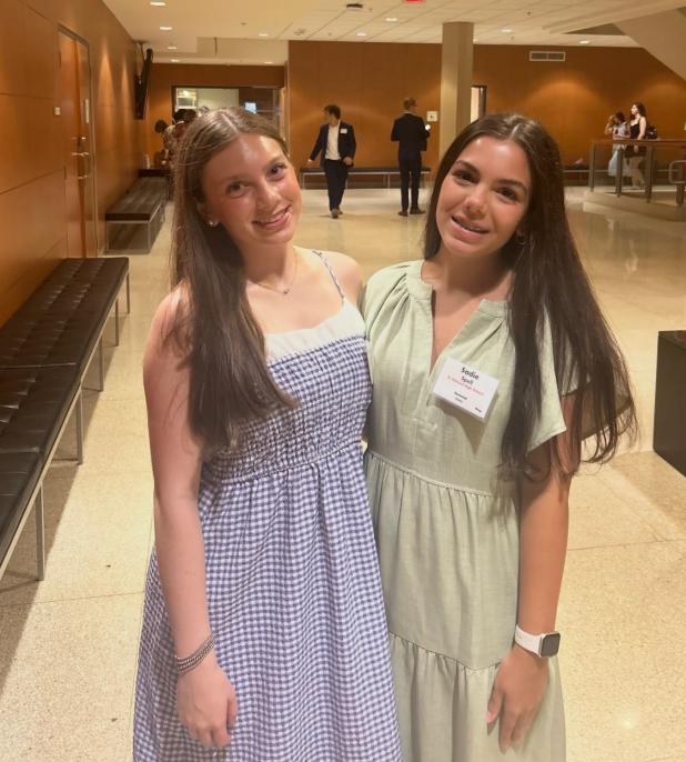 St. Edmund juniors Georgia Kate Wimberly and Sadie Spell