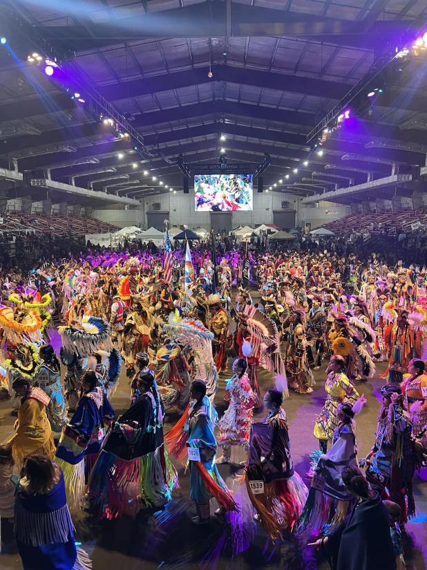 Powwow dance