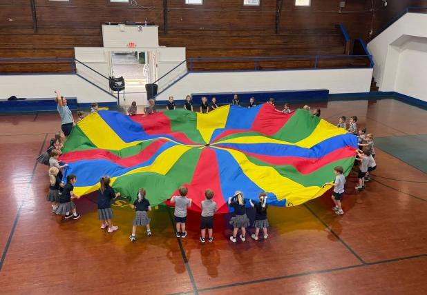 St. Edmund Pre-K P.E. class