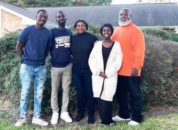Isaiah Thomas, Malik Martin, Pamela Truitt Thomas, Amereia Thomas and Peter Thomas. (Submitted Photo)