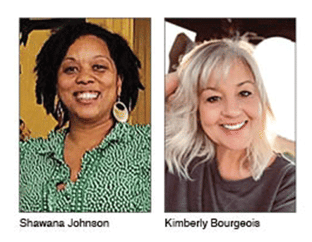 Shawana Johnson of Opelousas and Kimberly Bourgeois of Mamou were recipients of the Woman With Heart awards presented by the Women United of St. Landry-Evangeline United Way.