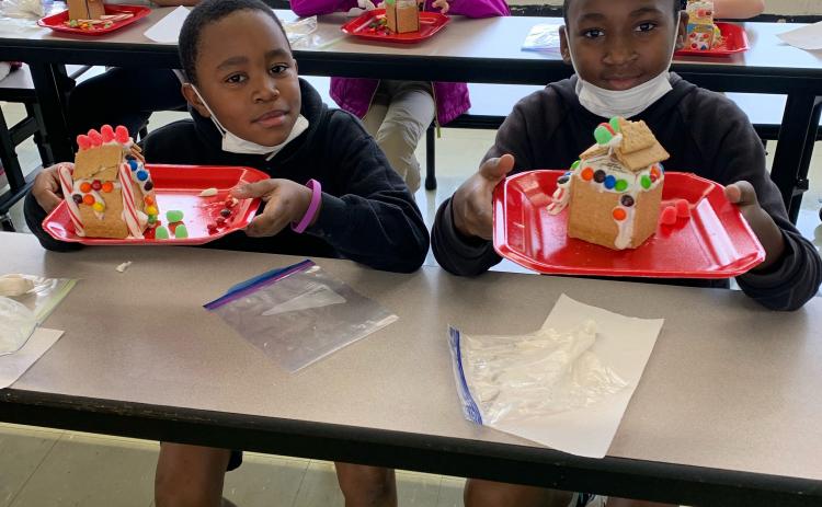 Gingerbread houses at East