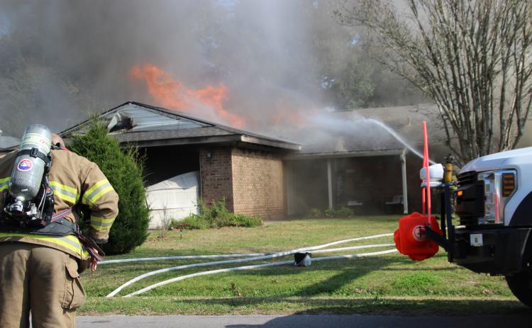 Fire at a Hill Street home