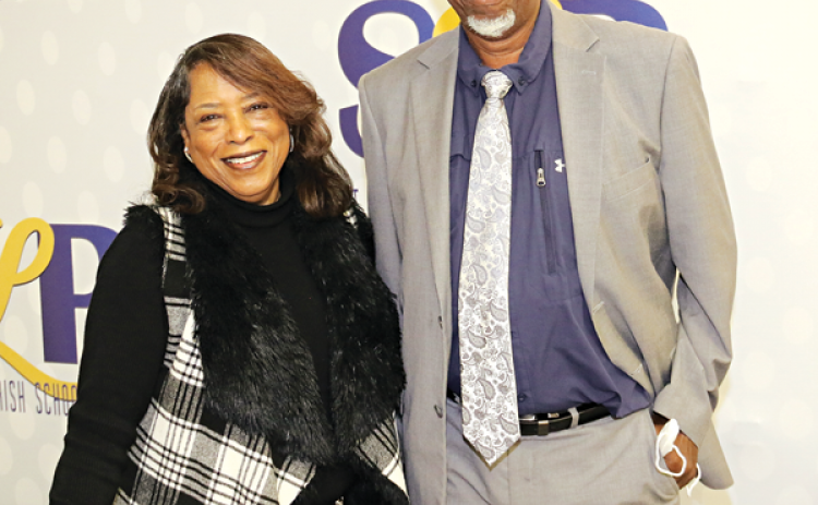 New St. Landry Parish School Board leaders, from left, are Joyce Haynes, vice president, and Albert Hayes Jr., president. They were elected at Thursday’s meeting. Haynes if from Opelousas and Hayes is from Eunice. (Photo by Harlan Kirgan)