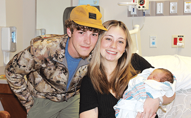 Baby boy Grayson Bryc Marvin is Acadian Medical Center’s first baby of the year. Grayson, born on Jan. 3 at 10:14 a.m., weighed 6 pounds and 4.8 ounces and measured 20- 1/2-inches in length. His parents are Lanie Gary and Laken Marvin of Jennings. Dr. Monty Heinen, OB/gyn, delivered the baby. Lanie’s due date was Jan. 10. The baby’s pediatrician is Dr. Lawanda E. Lamar Bellamy in Crowley. The grandparents of Grayson are Tad and Sam Gary, and Chasity and Randy Marvin, all of Jennings. Acadian Medical Center