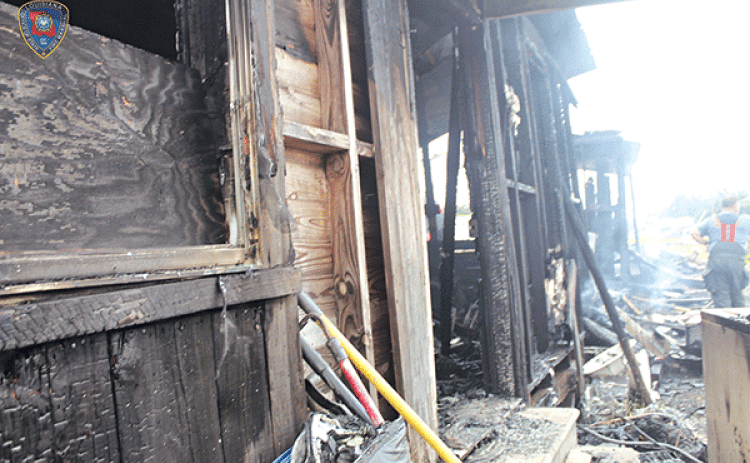 The scene of a fatal fire on Jan. 2 in Church Point. (State Fire Marshal Office photo)