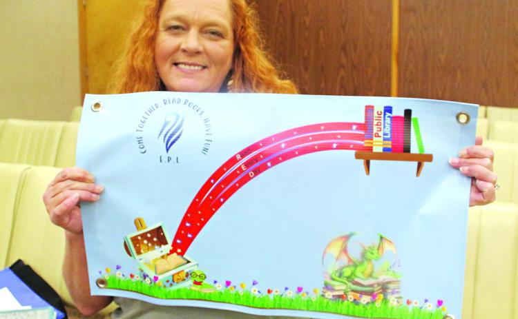 Jena Donaldson, children’s program librarian at the Eunice Public Library.