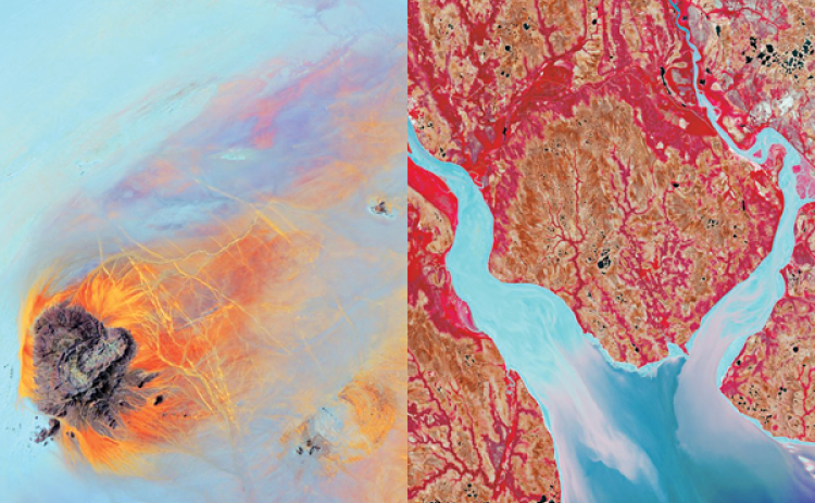 The National Science Foundation has awarded UL Lafayette’s Regional Application Center a $364,874 grant to help advance its research and outreach efforts centered around satellite images captured from space and other remotely sensed and geospatial capabilities. (Photo by Rachel Rafati / University of Louisiana at Lafayette)