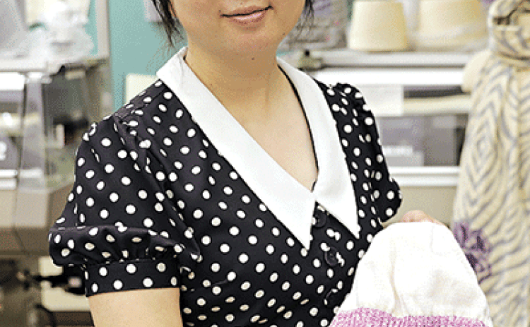 Sibei Xia, assistant professor in the Department of Textiles, Apparel Design and Merchandising, received a grant from the Provost’s Fund for Innovation in Research to develop thermochromic clothing to track newborns’ temperatures. (Photo by Annabelle Lang/LSU College of Agriculture)