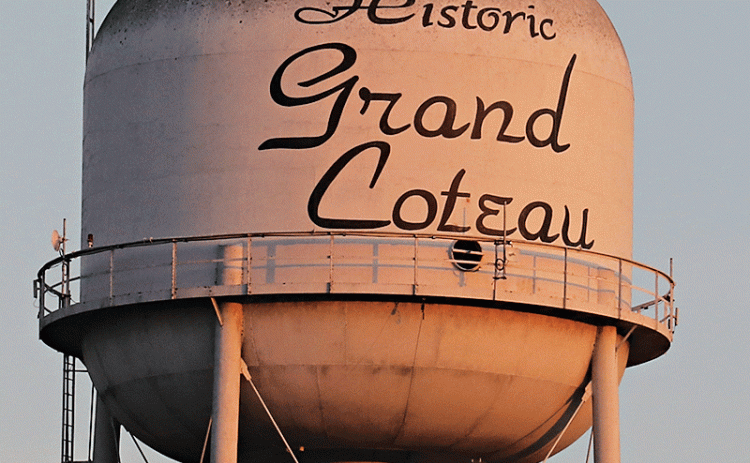 Grand Coteau water tower. 