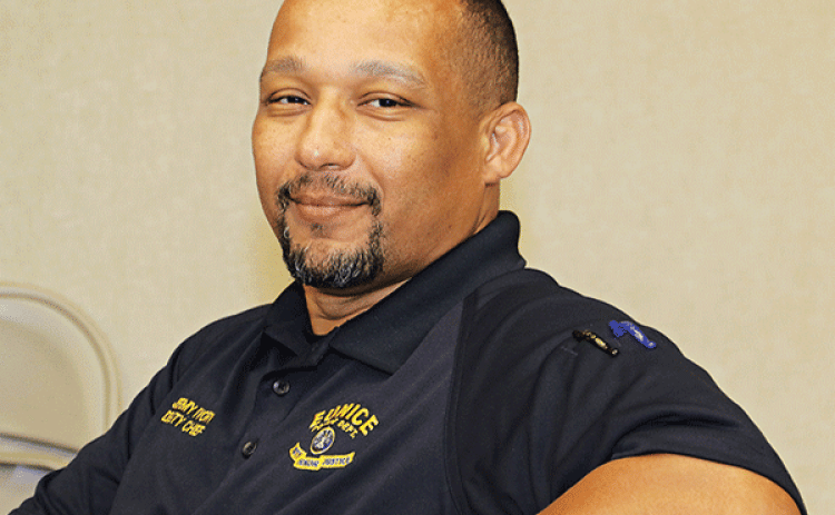 Jeremy Ivory is the new deputy chief for the Eunice Police Department. (Photo by Harlan Kirgan)