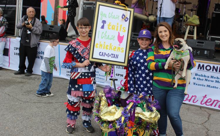 First place winner in the 2019 Parade of Paws.