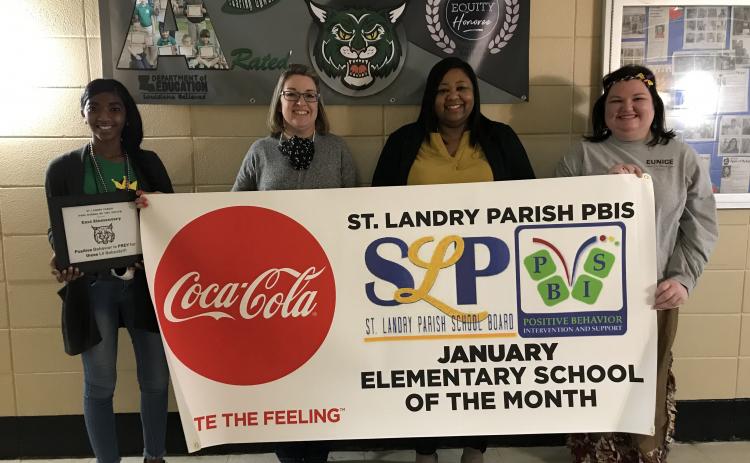 PBIS School of the Month in St. Landry Parish for the month of January is East.