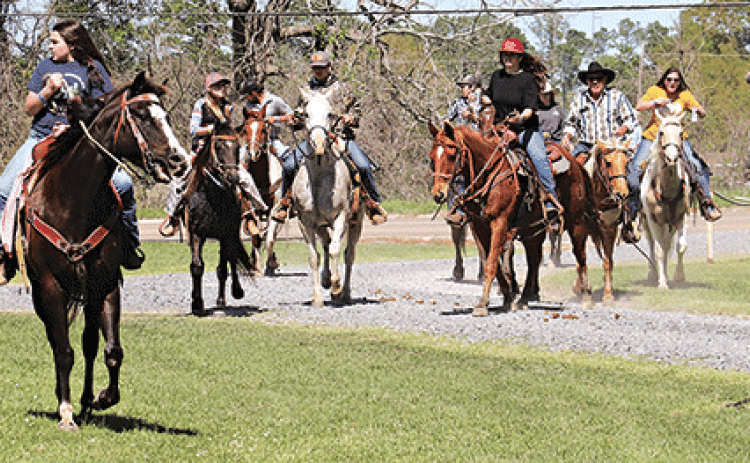 Beef Cook-off trail ride. (Photo by Harlan Kirgan)