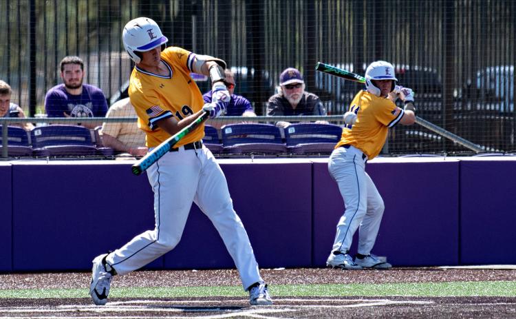 Marshall Louque had the hot hand on Sunday, driving in seven RBIs and finished one triple shy of the cycle.  His seven RBIs are the most for a Bengal in a single game since Bryce LaRocca drove in eight during a win against Jefferson College during the 2022 season.  Louque also scored three runs in the win.