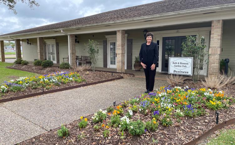 Ardoin's Funeral Home was the recipient of the Business Garden of the Month presented by the Bulb & Blossom Garden Club