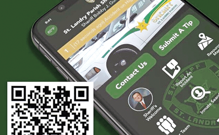 A new mobile application has been created for St. Landry Sheriff Office. The app is available in the App Store and on Google play. (Submitted photo)